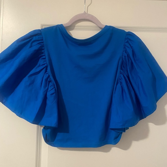 Zara Tops Zara Ruffled Crop Top Poshmark